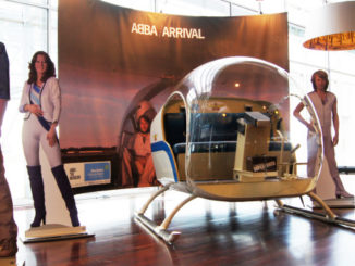 ABBA Arrival helicopter at Stockholm Arlanda airport