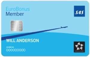 SAS EuroBonus Travel Cash card