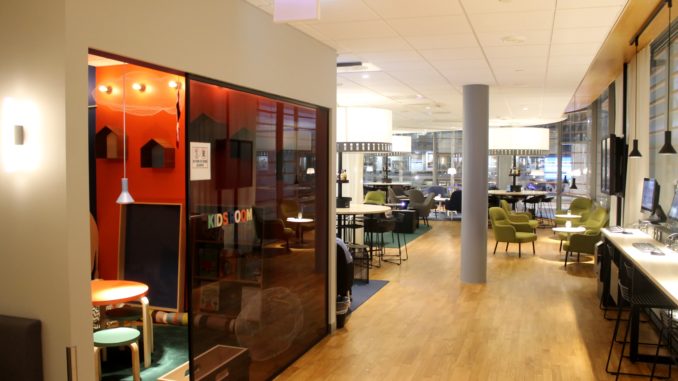 The new SAS Lounge at Oslo Gardermoen
