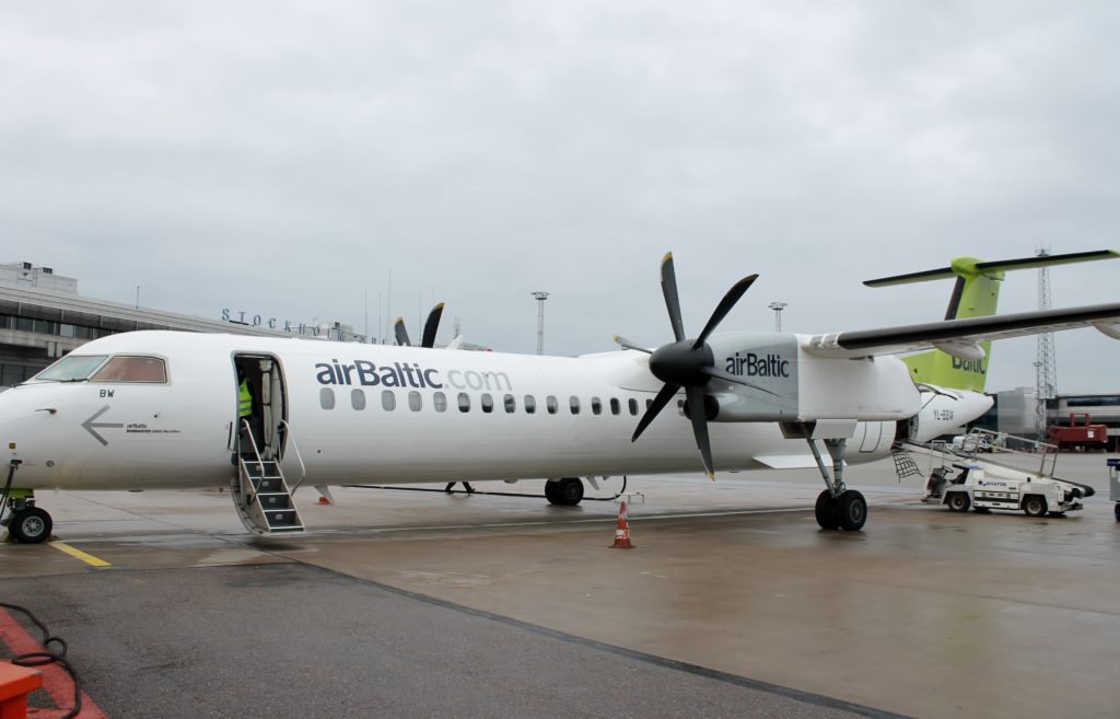 Air Baltic Business Class Stockholm-Riga