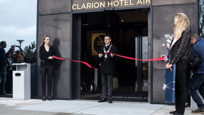 Clarion Hotel Air, Stavanger Sola Airport, Inauguration