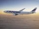 Finnair Airbus A330 in the air