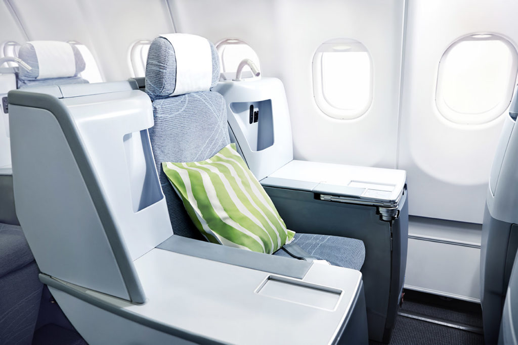 Finnair Business Class seat Airbus A330