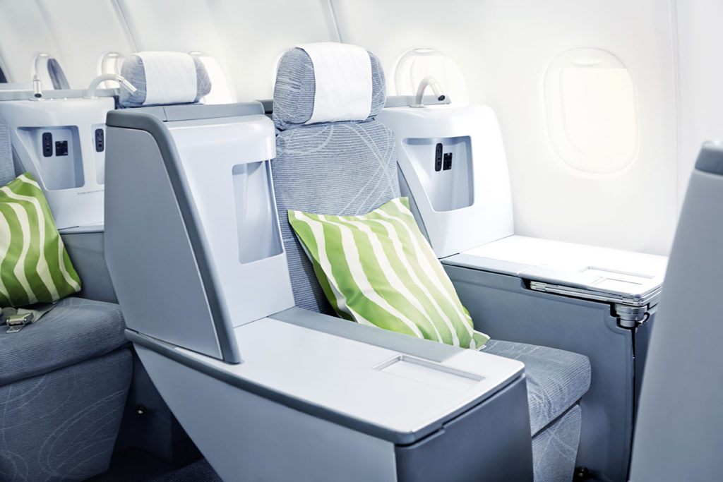 Finnair Business Class seat Airbus A330