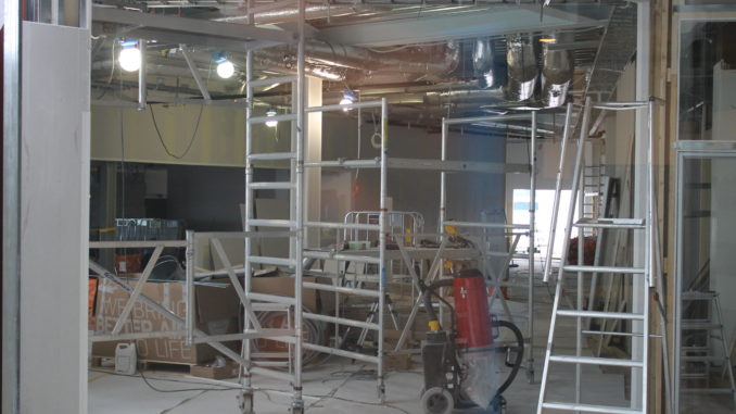 SAS Gold Lounge Stokholm Arlanda under construction