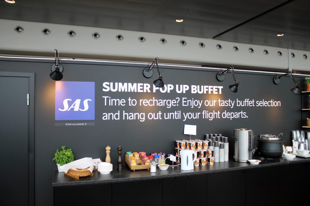 SAS Summer Pop-up lounge Stockholm Arlanda terminal 5
