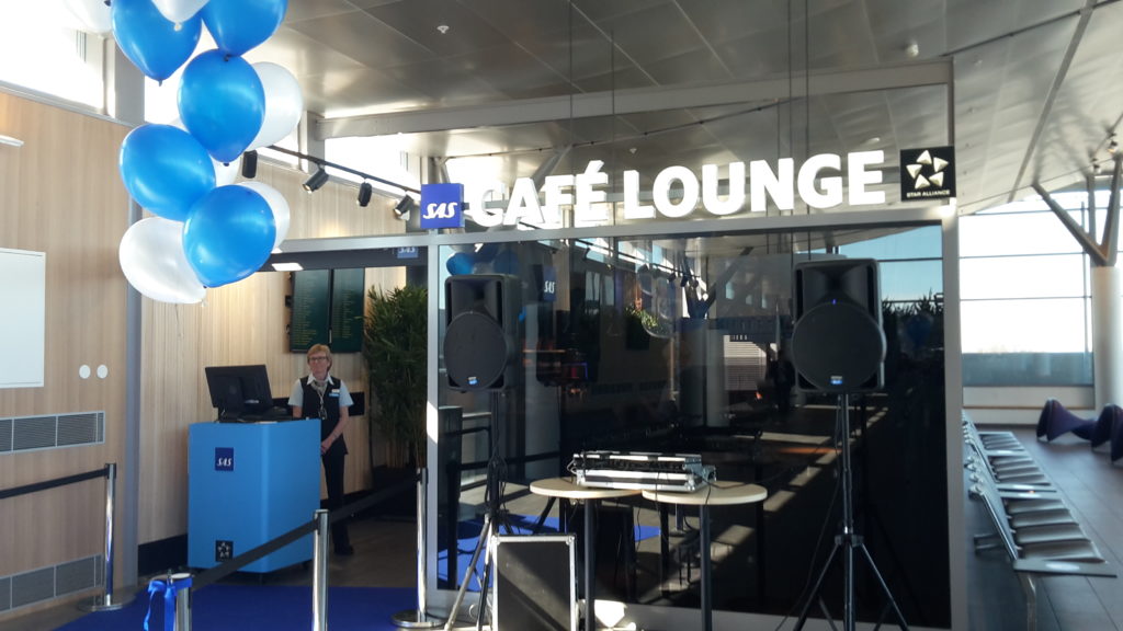 SAS cafe lounge Trondheim Vaernes