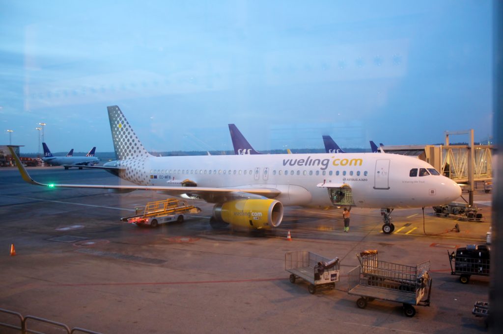 Vueling Economy Class Barcelona-Stockholm