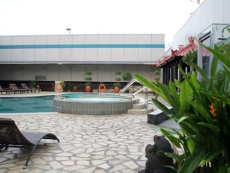 Swimming pool, Singapore Changi transit hall terminal 1