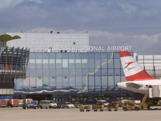 Vienna Schwechat Airport with Austrian Airlines aircraft