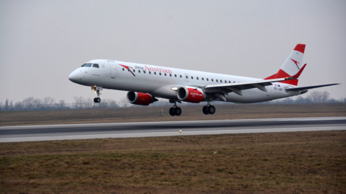 Austrian Airlines Takes Delivery Of Its First Embraer 195 Morepremium Com