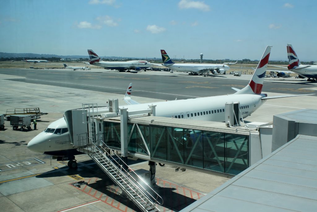 British Airways Comair Business Class Cape Town-Johannesburg