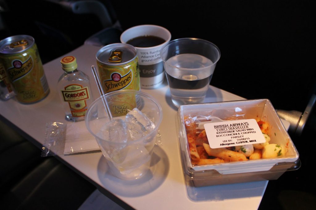 British Airways Economy Class London Heathrow-Stockholm Arlanda