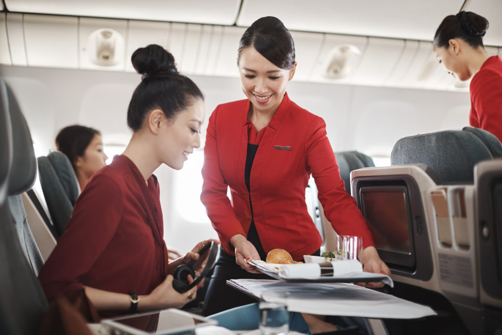 Cathay Dragon inflight service