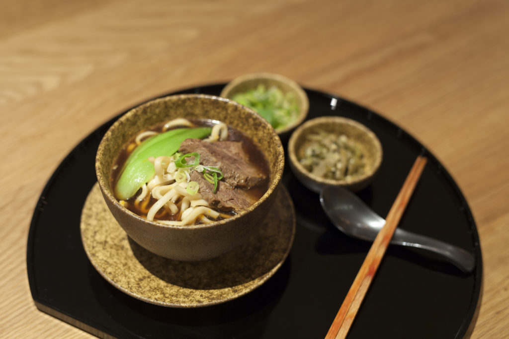 Cathay Pacific New Lounge Taipei Beef Noodle soup
