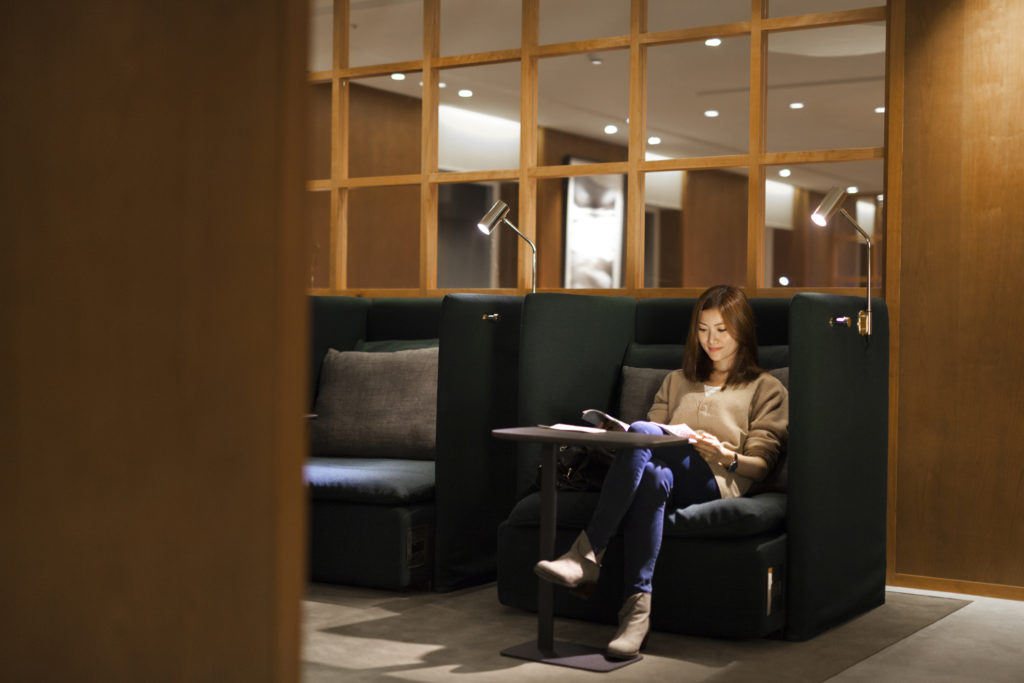 Cathay Pacific New Lounge Taipei Solo Chair