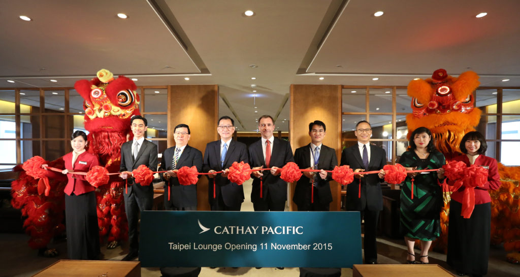 Cathay Pacific New Lounge Taipei inauguration