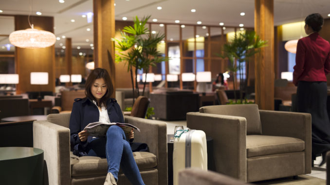 Cathay Pacific New Lounge Taipei seating areas