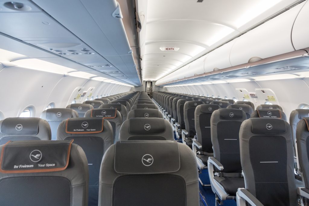 Lufthansa Airbus A320NEO cabin