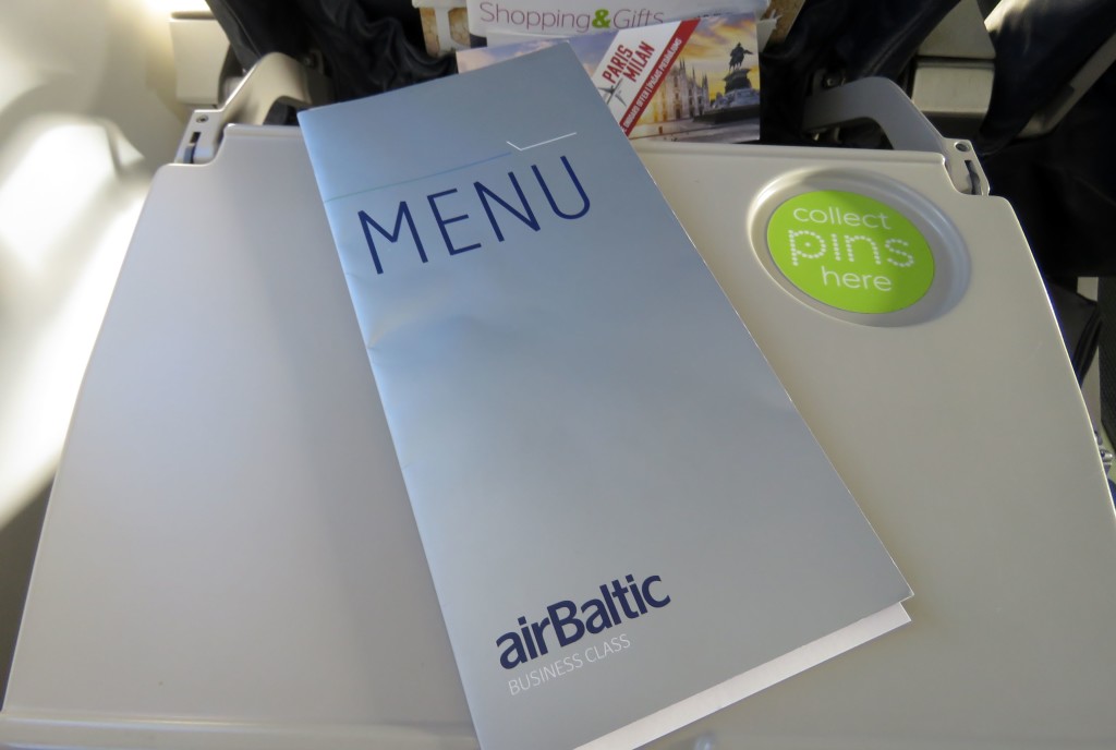 Air Baltic Business Class Stockholm-Riga
