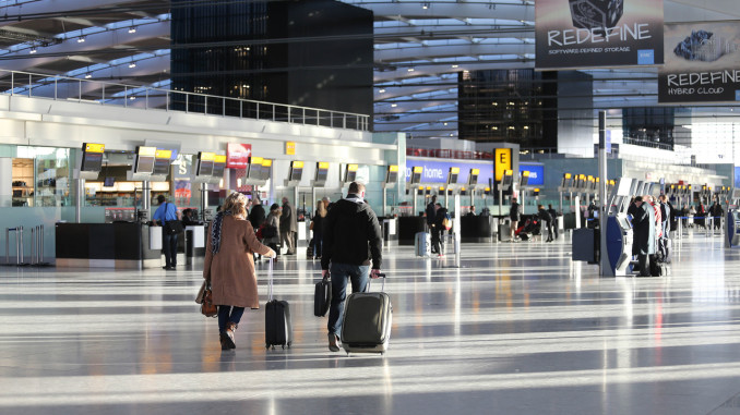 British Airways London Heathrow terminal 5 departure hall and check-in