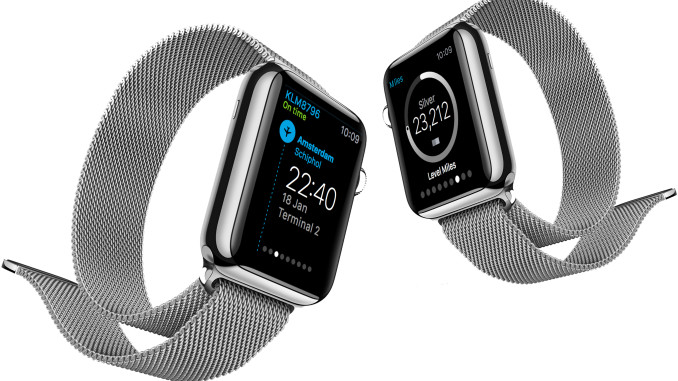 KLM Apple Watch app