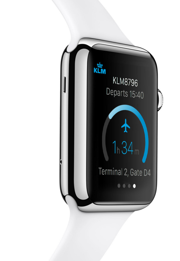 KLM Apple Watch app