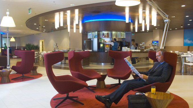 KLM Crown Lounge, Amsterdam Schiphol airport