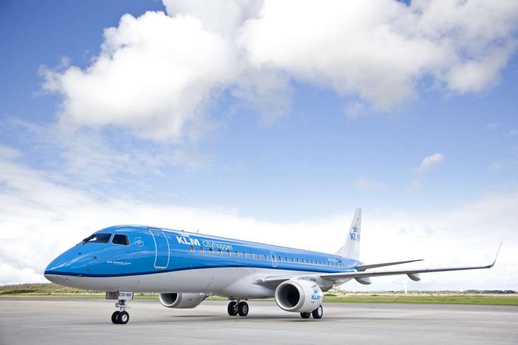 KLM Embraer 190 on the apron