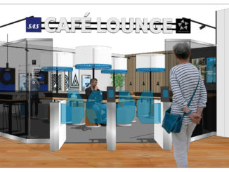 SAS Cafe Lounge Luleå Kallax Airport