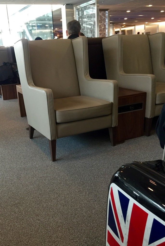 British Airways Galleries Club South London Heathrow new furniture