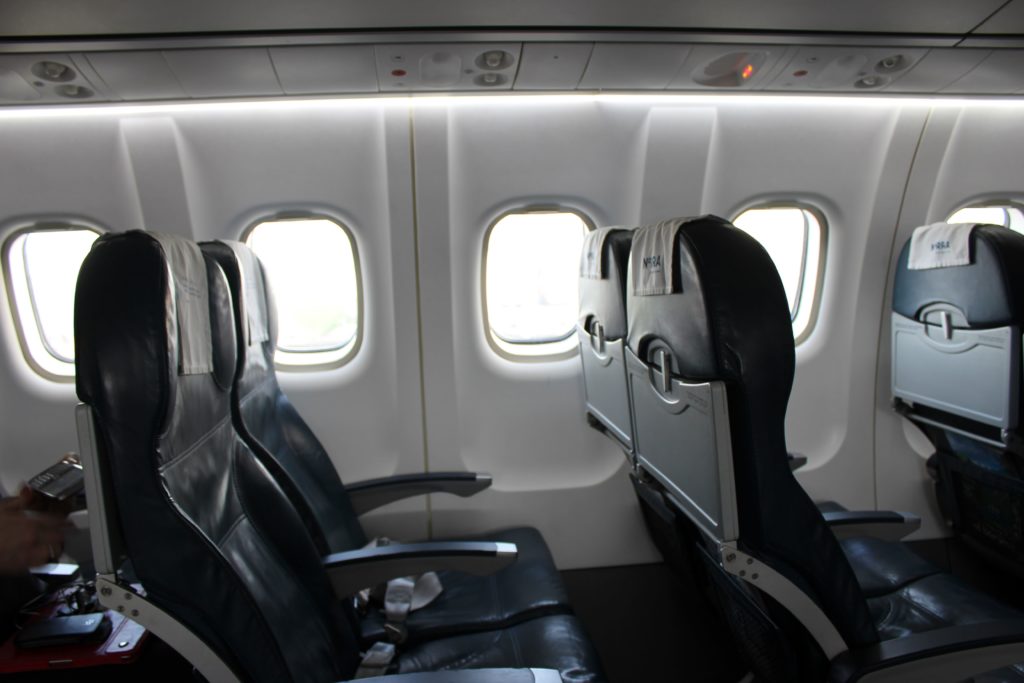 Finnair Norra Nordic Regional Airlines ATR-72 seats and cabin