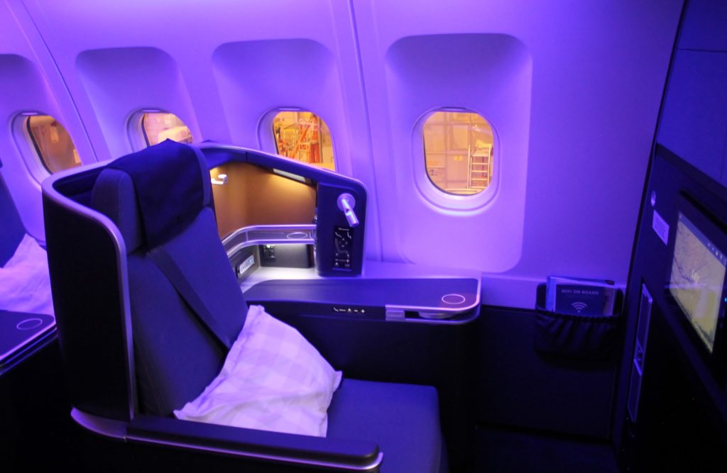 SAS Business class seat Airbus A330