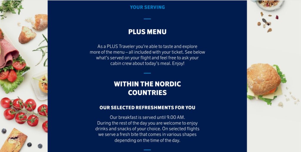 SAS Plus Menu with Fresh Bites