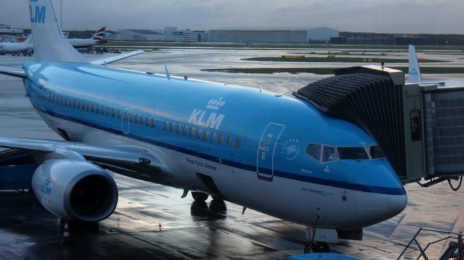 KLM Business Class Amsterdam-Paris Boeing 737