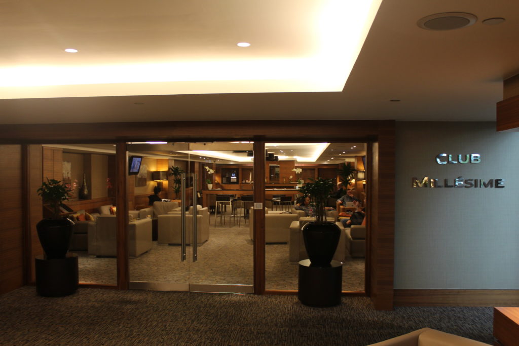 Club Millesime, Sofitel London Heathrow entrance