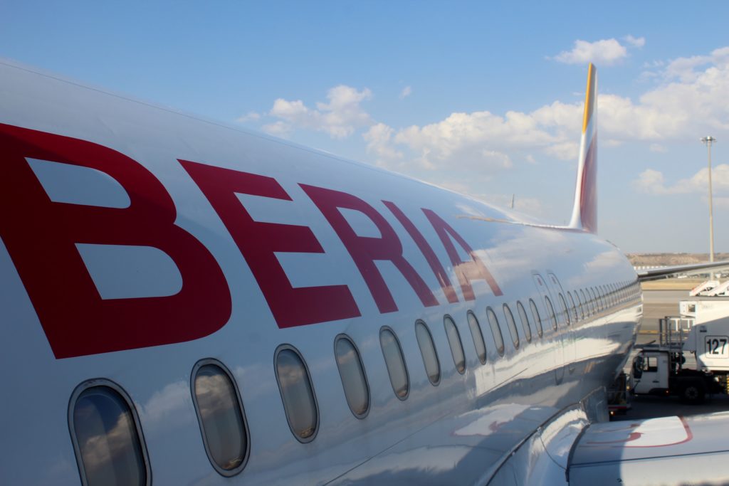 Iberia Business Class Madrid-Lisbon Airbus A320