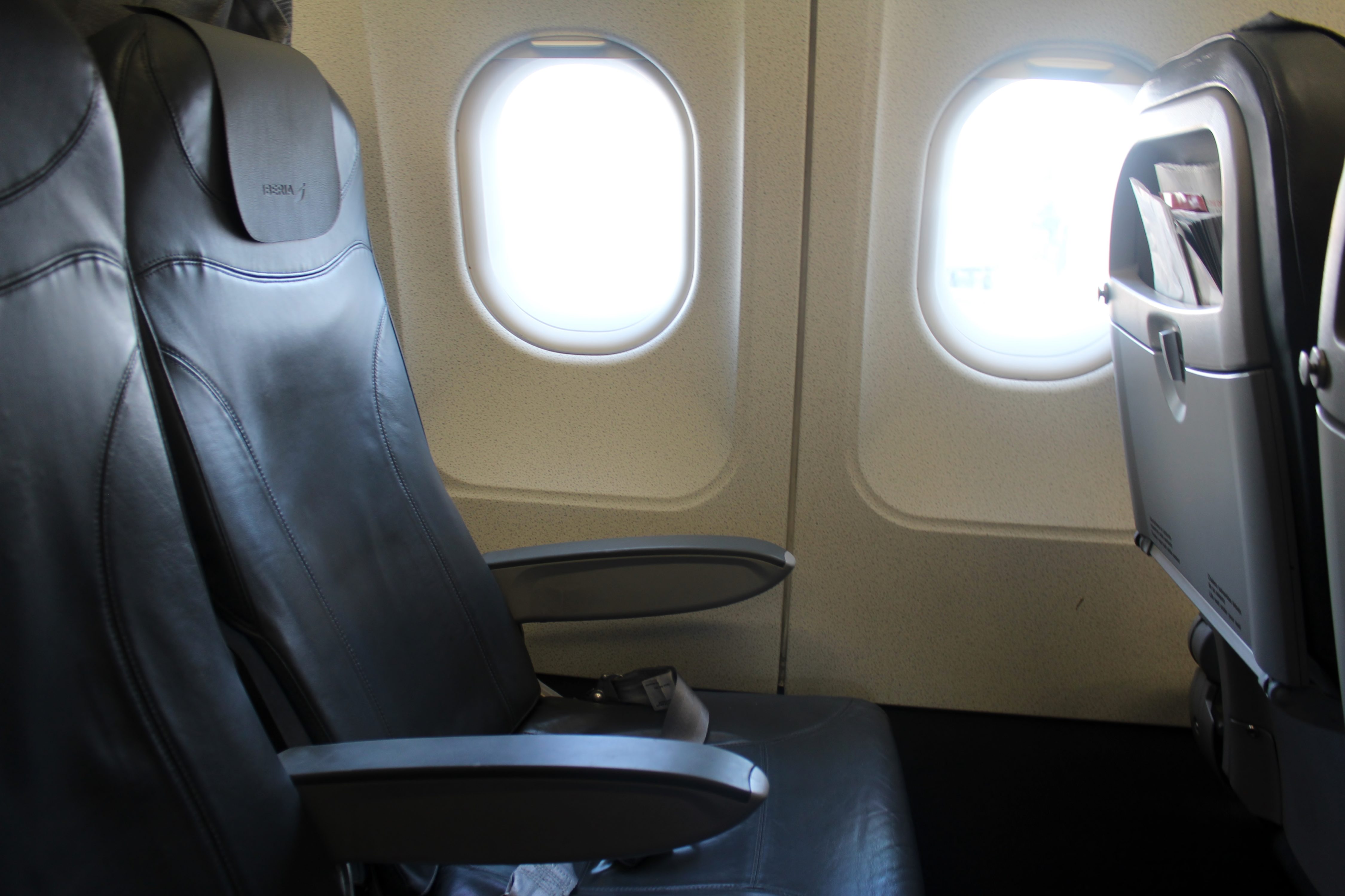 Iberia Business Class Stockholm-Madrid seat