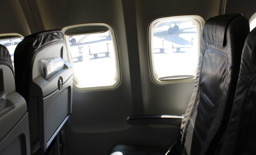 Lufthansa Economy Class Geneva-Frankfurt seat
