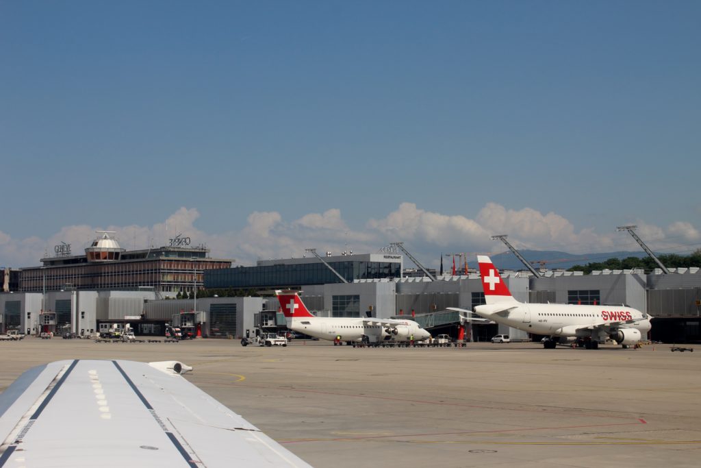 Lufthansa Economy Class Geneva-Frankfurt terminal