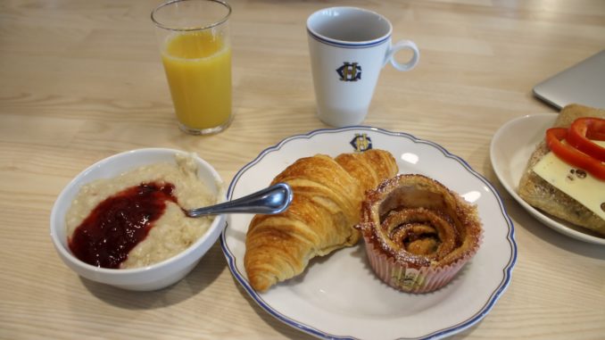 Breakfast from Grand Hotel in the SAS Gold Lounge at Stockholm Arlanda