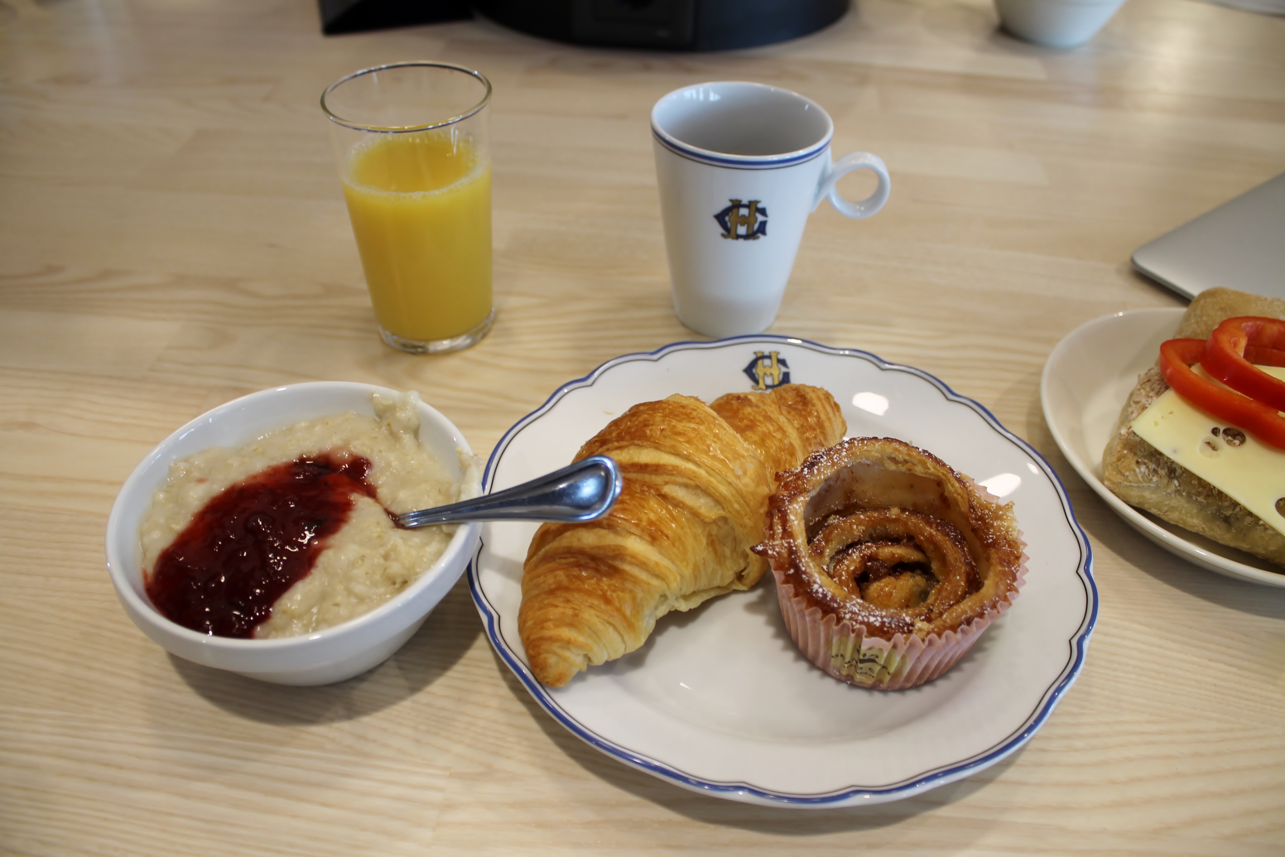 Breakfast from Grand Hotel in the SAS Gold Lounge at Stockholm Arlanda