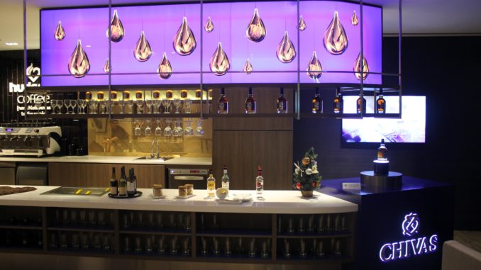 Chivas Bar, Dnata Lounge, Singapore Changi airport
