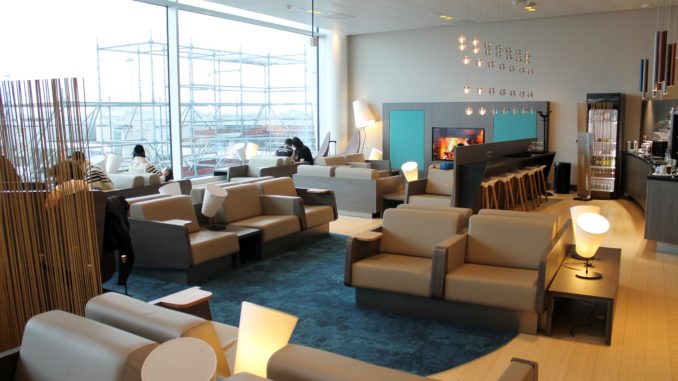 Inside the new Aspire Lounge at Amsterdam Schiphol