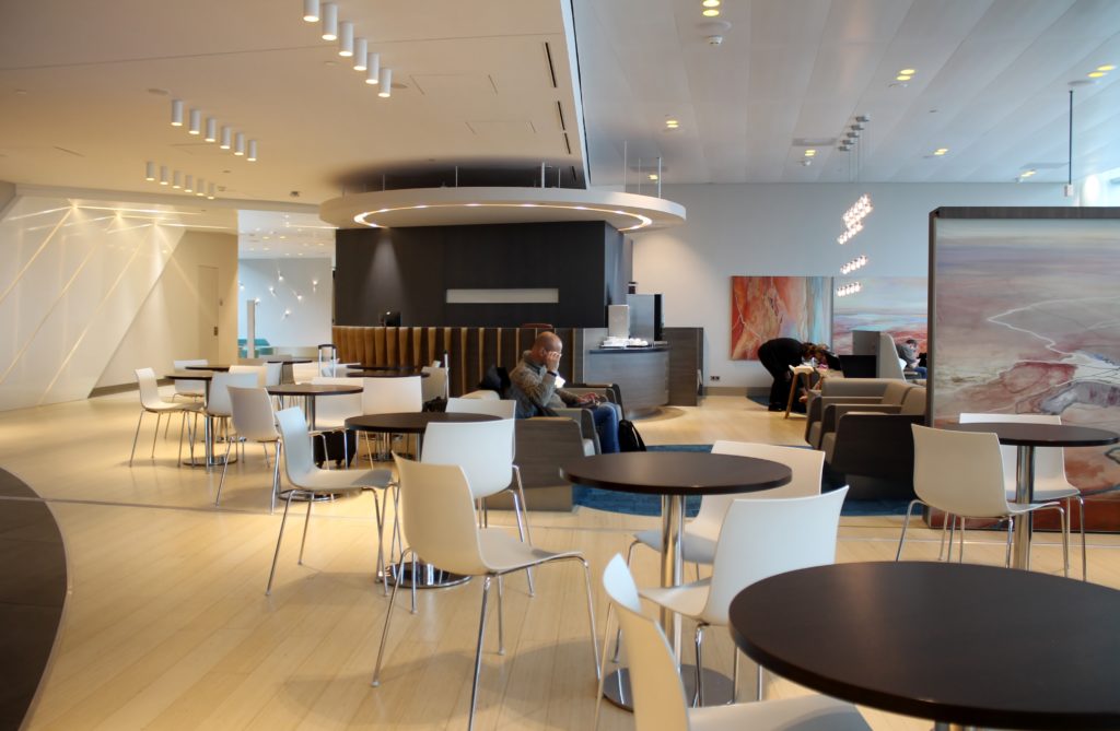 Inside the new Aspire Lounge at Amsterdam Schiphol