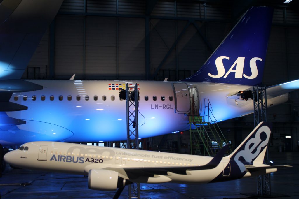 SAS inauguration Airbus A320NEO