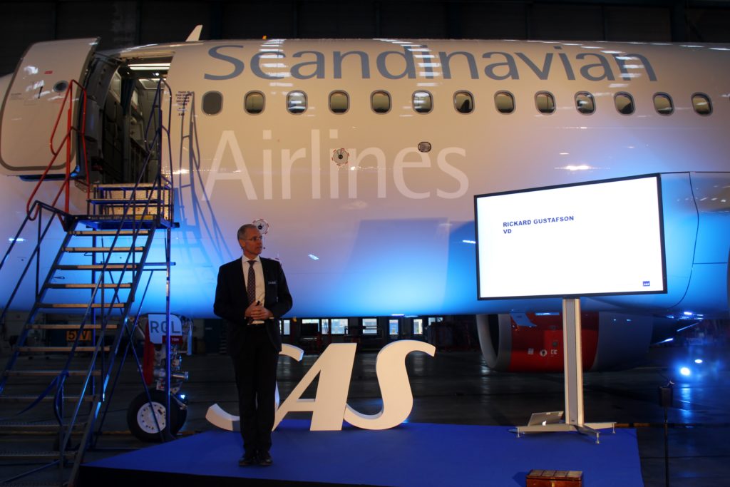 SAS inauguration Airbus A320NEO Richard Gustafsson