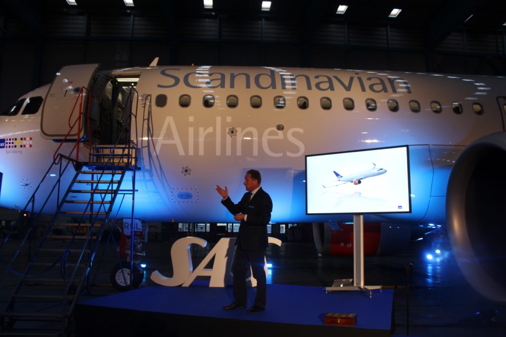 SAS inauguration Airbus A320NEO Lars Sandahl Sørensen