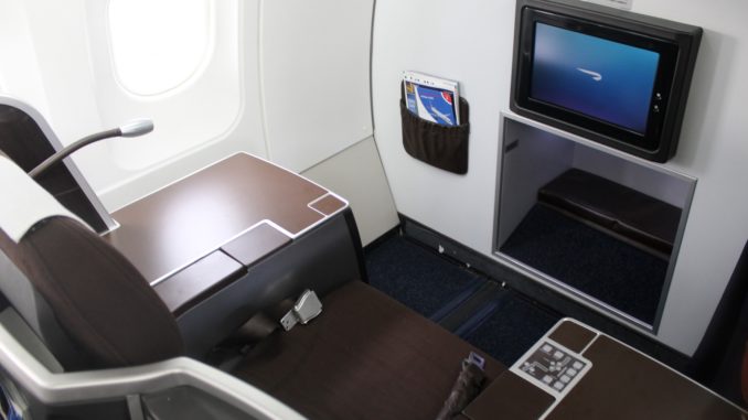 Seat 01A in British Aiways Club Europe on the ex-bmi Airbus A321