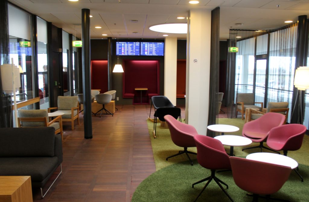 Servisair Aspire Lounge Copenhagen Kastrup seating areas